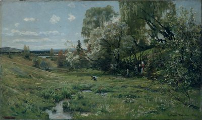 Spring by Gerhard Peter Frantz Vilhelm Munthe