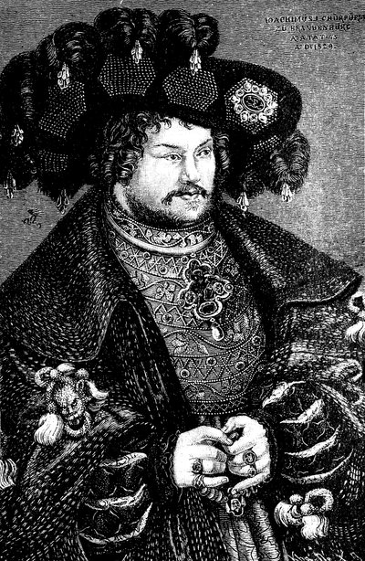 Portrait of Joachim I Nestor, Elector of Brandenburg (detail) by German Master