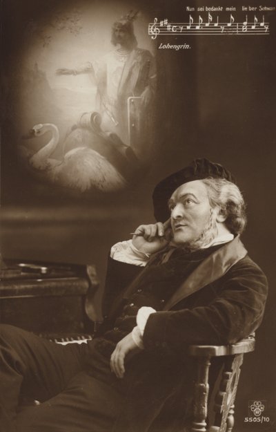 Simulated Portrait of Richard Wagner by German Photographer