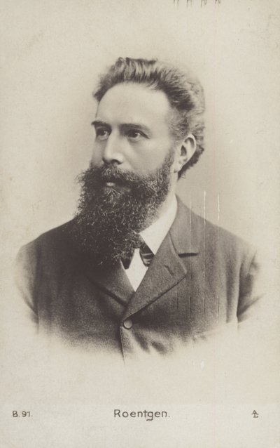 Wilhelm Roentgen (1845-1923), German Physicist by German Photographer