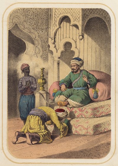 Abu and Niutyn from One Thousand and One Nights by German School