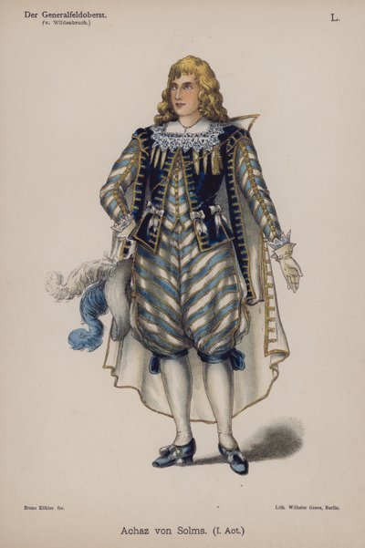 Achaz von Solms, from Der Generalfeldoberst by Ernst von Wildenbruch by German School