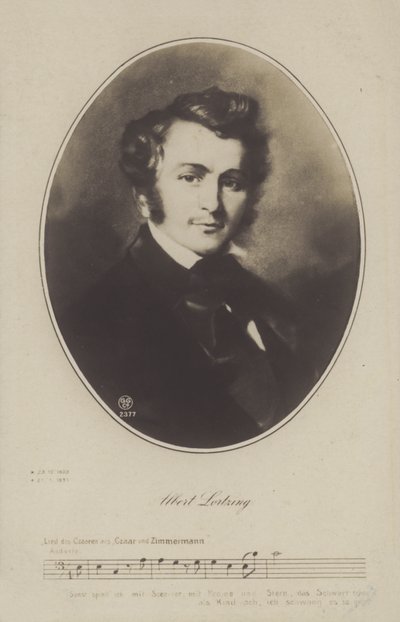 Albert Lortzing, German Composer, Actor and Singer by German School
