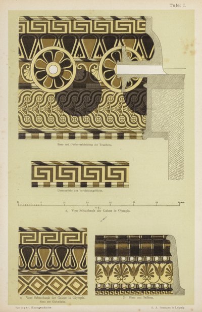 Ancient Greek Architectural Decoration by German School