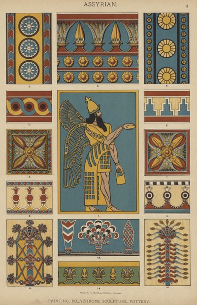 Assyrian, Painting, Polychrome Sculpture, Pottery by German School