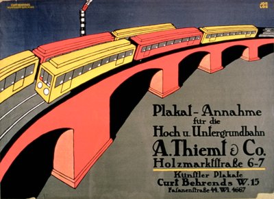 Collecting Point For Over and Underground Railways by German School