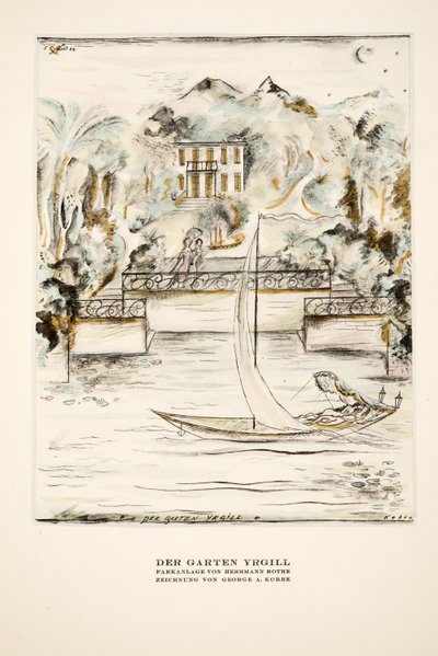 Der Garten Yrgill, from Styl, pub. 1922 by German School