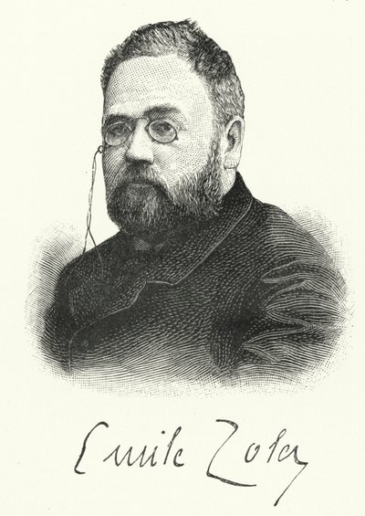 Emile Zola, French novelist and playwright by German School