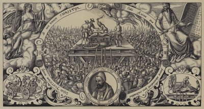 Execution of Lippold ben Chluchim, Master of the Mint of Brandenburg, Berlin, 28 January 1573 by German School