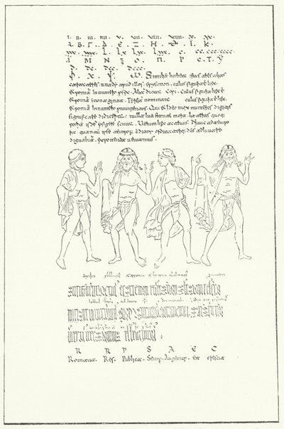 Facsimile of a page from De Temporibus (On Time) by the Venerable Bede by German School