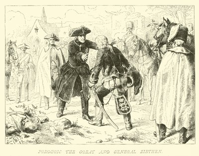 Frederick the Great and General Ziethen by German School