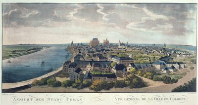 General View of Cologne by German School