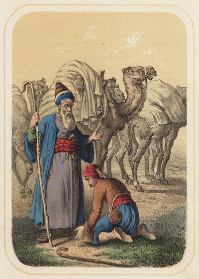 Harun al Rashid and Abdallah in a Scene from One Thousand and One Nights by German School
