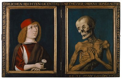 Hieronymus Tscheckenbürlin and the Personification of Death, 1487 by German School