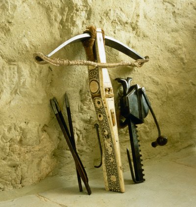 Hunting crossbow belonging to the Landgrave of Moritz, c.1600 by German School