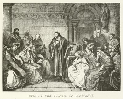 Huss at the Council of Constance by German School