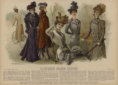 Illustration for Illustrirte Frauen-Zeitung by German School