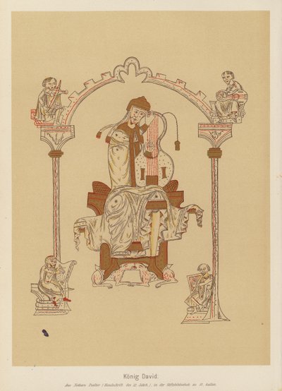 King David by German School