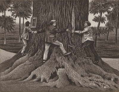 Korner Oak at Dallwitz by German School