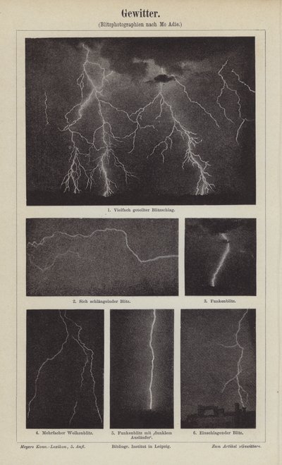 Lightning by German School