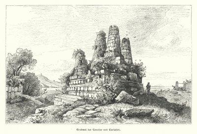 Monument to the Horatii and the Curiatii, warriors of ancient Roman legend by German School