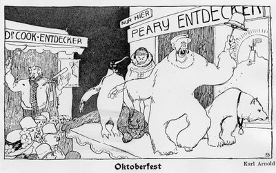 North Pole: Cook and Robert Edwin Peary - Jugend by German School