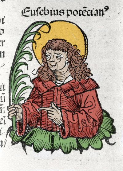 Representation of Saint Eusebe by German School
