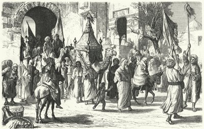 Return of a Caravan of Pilgrims to Mecca by German School
