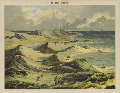 Sand dunes by German School