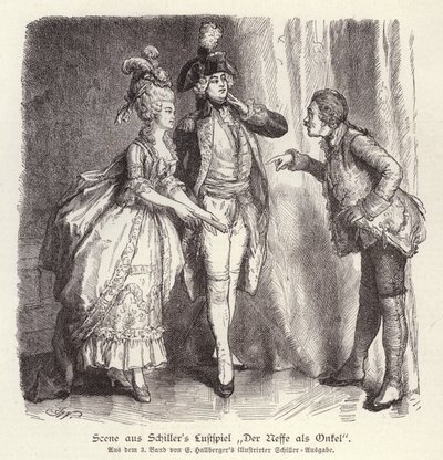 Scene from Friedrich Schiller