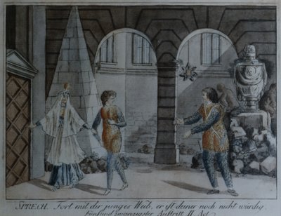 Scene from The Magic Flute by Wolfgang Amadeus Mozart by German School