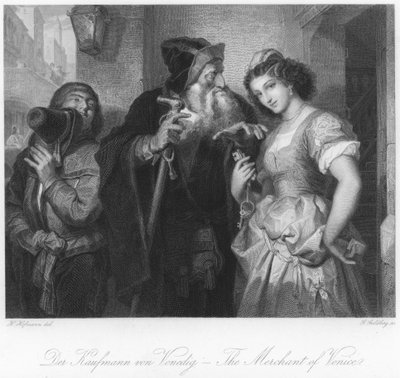 Scene from The Merchant of Venice by German School