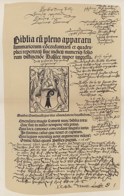 Title Page from Martin Luther