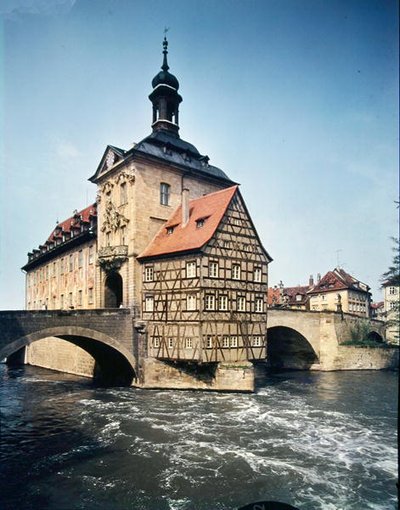 View of the Altes Rathaus by German School