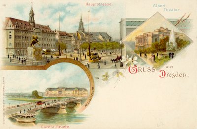 Views of Dresden, Germany by German School
