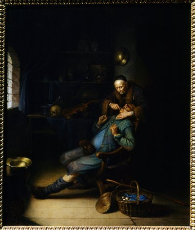 The Tooth Puller by Gerrit Dou
