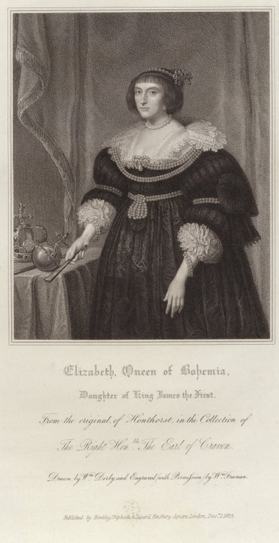 Elizabeth, Queen of Bohemia by Gerrit van Honthorst