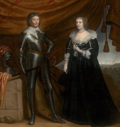 Frederik Hendrik and Amalia of Solms-Braunfels by Gerrit van Honthorst
