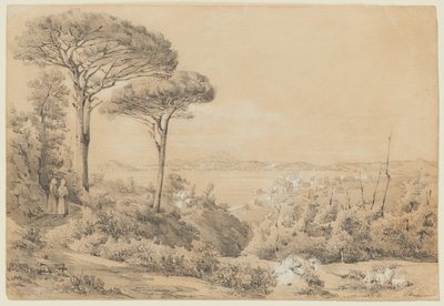 View of the Gulf of Pozzuoli from the Solfatara by Giacinto Gigante