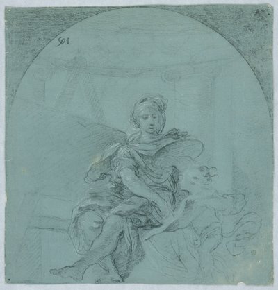 Design for Allegory of Painting by Giacomo Zampa