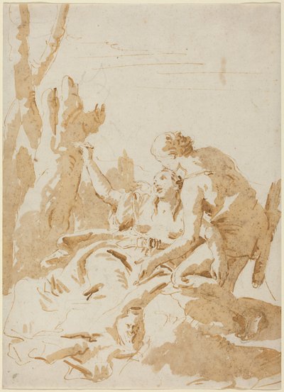 Angelica and Medoro by Giambattista Tiepolo