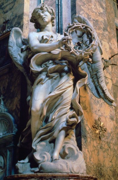 Angel with the Crown of Thorns by Gian Lorenzo Bernini