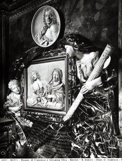 Monument to Francesco and Giovanni Silva by Gianlorenzo Bernini by Gian Lorenzo Bernini