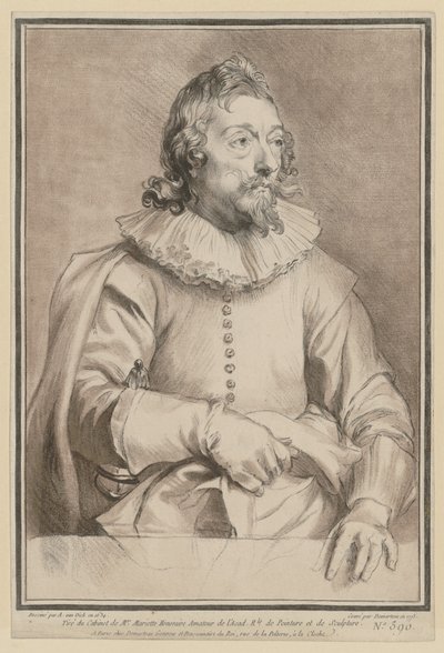 Portrait of Jacomo de Cachiopin by Gilles Demarteau