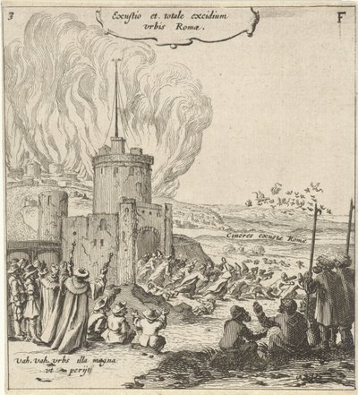 Fire in Rome by Gillis van Scheyndel (I)