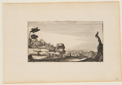 Hilly Panorama, from Twelve Landscapes with Figures by Gillis van Scheyndel