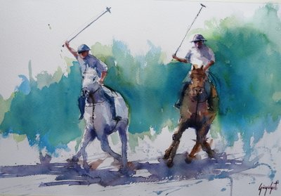 Polo Match Action by Giorgio Gosti