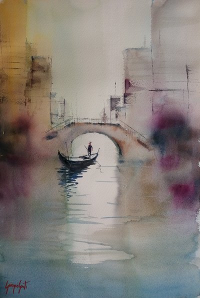 Venice Canal Serenity by Giorgio Gosti
