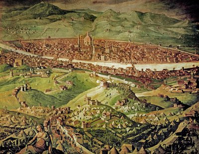 View of Florence by Giorgio Vasari