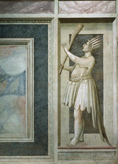 Foolishness by Giotto (after restoration) by Giotto (c.1266 1337)